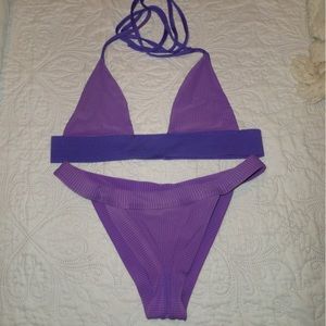 Frankies Bikinis Purple Bikini Set!